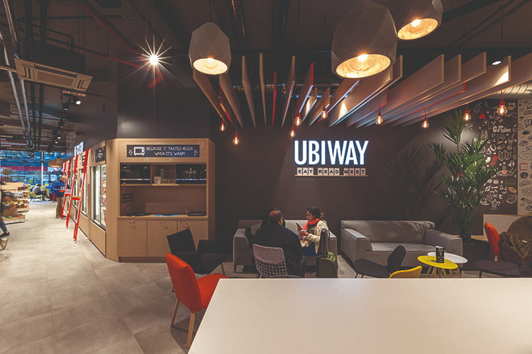 Clicwall wall panels in retail